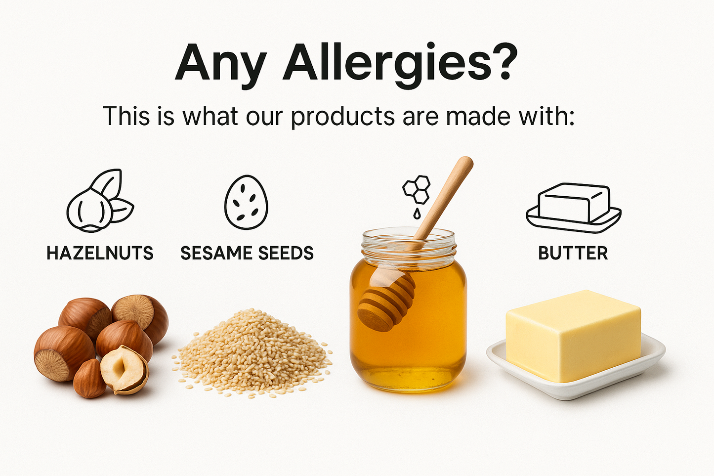 RIRZ Hazelnut Ancient Energy Blend allergy information — clean ingredients, no additives, no preservatives